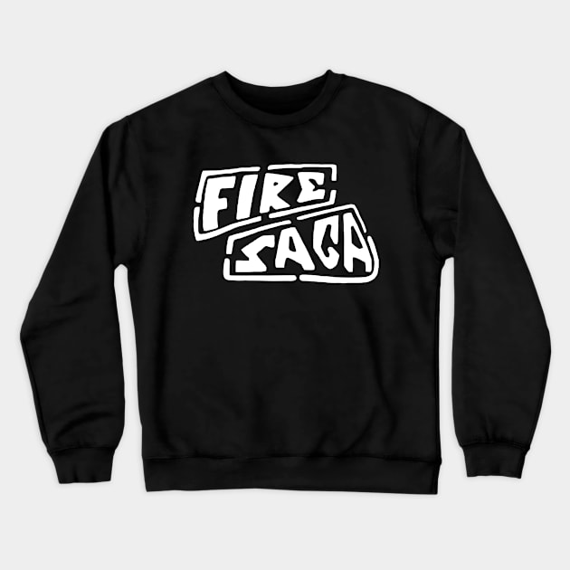 Fire Saga Logo Crewneck Sweatshirt by Bigfinz